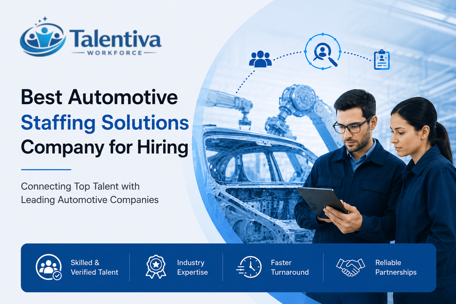 Automotive staffing solutions for skilled workforce