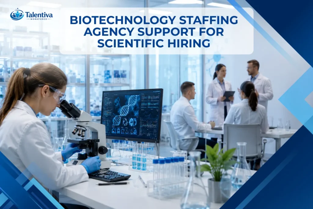 Biotechnology Staffing Agency Support for Scientific Hiring