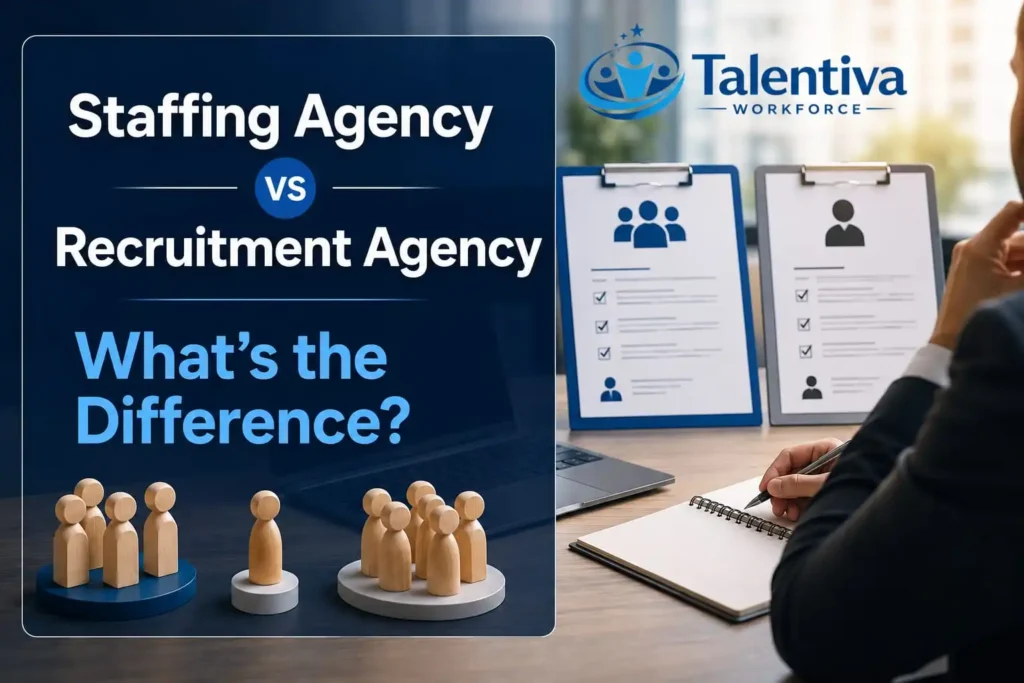 Staffing Agency vs Recruitment Agency What’s the Difference